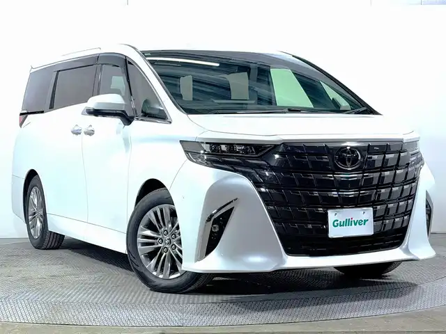 トヨタ アルファードハイブリット Z 大阪府 2024(令6)年 0.5万km プラチナホワイトパールマイカ トヨタチームメイト　/アドバンストパーク　/純正DA　/両側電動　/BSM　/電子ミラー　/ビルトインETC　/レーダークルコン　/コーナーセンサー　/前後ドラレコ　/電動リアゲート　/シートエアコン　/パワーシート　/LEDオートライト