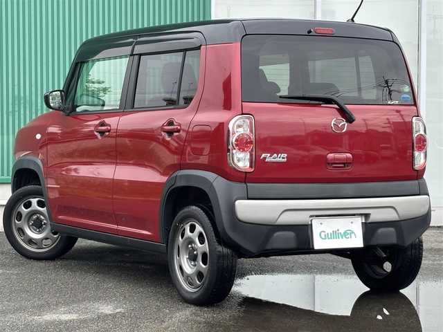 マツダ フレア クロスオーバー XG 福岡県 2015(平27)年 5.4万km フェニックスレッドパール/ブラック SD社外ナビ(ワンセグTV、CD、バックカメラ)/ビルトインETC/横滑り防止装置/衝突被害軽減システム/盗難防止装置/LEDオートライト/社外フロアマット/D席シートヒーター/ベンチシート