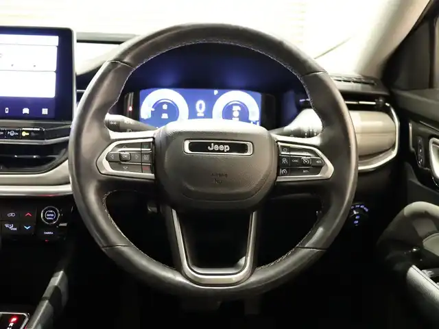 クライスラー・ジープ ジープ コンパス リミテッド 静岡県 2022(令4)年 1.6万km ガンＭ ワンオーナー　/衝突軽減ブレーキ　/黒革　/ＡＣＣ　/純正ナビＴＶ　/純正１８ＡＷ　/ＬＥＤ　/ＬＫＡ　/ＢＳＭ　/ＡＬＰＩＮＥ　/純正ドアバイザー　/パワーシート／ヒーター　/社外ドライブレコーダー　/スペアキー