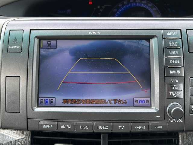 トヨタ エスティマ ハイブリッド G 岐阜県 2010(平22)年 10.7万km ホワイトパールクリスタルシャイン 登録時走行距離106836km/純正ナビ　/フリップダウンモニター　/クルーズコントロール　/バックカメラ　/盗難防止装置　/コーナーセンサー　/アイドリングストップ　/両側パワースライド　/シートヒーター　/パワーシート　/オートライト　/スマートキー/プッシュスタート/純正17インチアルミホイール/フロアマット/4WD