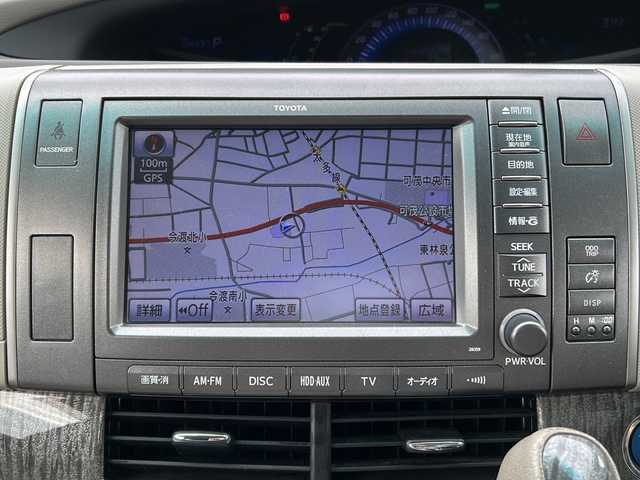 トヨタ エスティマ ハイブリッド G 岐阜県 2010(平22)年 10.7万km ホワイトパールクリスタルシャイン 登録時走行距離106836km/純正ナビ　/フリップダウンモニター　/クルーズコントロール　/バックカメラ　/盗難防止装置　/コーナーセンサー　/アイドリングストップ　/両側パワースライド　/シートヒーター　/パワーシート　/オートライト　/スマートキー/プッシュスタート/純正17インチアルミホイール/フロアマット/4WD
