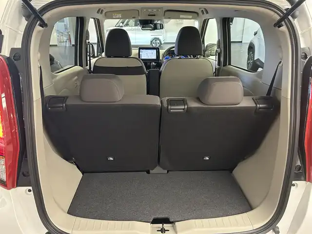 日産 デイズ X 愛媛県 2024(令6)年 0.4万km ホワイトパール ・９型ナビ（フルセグＴＶ・ＢＴ・ＦＭ・ＡＭ・ＳＤ）/・全方位カメラ　/・ＵＳＢ充電　/・前後コーナーセンサー　/・衝突軽減ブレーキ　/・スペアキー
