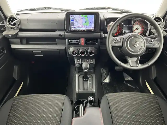 スズキ ジムニー シエラ JC 福岡県 2022(令4)年 1.4万km シフォンアイボリーM 純正８型ナビ（ＢＴ，フルセグＴＶ）　/バックカメラ　/ビルトインＥＴＣ　/前後ドラレコ　/クルコン　/衝突被害軽減ブレーキ　/レーンキープ　/ヒルディセントコントロール　/アイドリングストップ　/シートヒーター　/ＬＥＤ