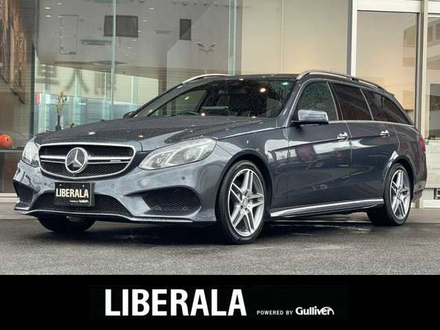 メルセデス・ベンツ Ｅ３５０ ブルーテックワゴンアバンギャルド 鹿児島県 2014(平26)年 7.7万km テクノライトグレー 禁煙車/パノラマルーフ/ETC/キーレスゴー/黒革シート/パワーシート/シートヒーター/AMGフロントグリル/社外アルパインナビ(フルセグ/Bluetooth/DVD/CD)/レーダーセフティパッケージ/AMGパッケージ