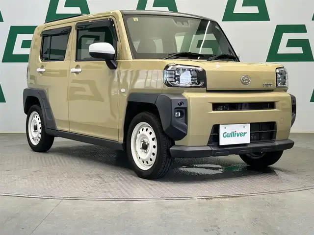 ダイハツ タフト G 鹿児島県 2020(令2)年 6.6万km サンドベージュメタリック スマートアシスト/ガラスルーフ/純正SDナビ【NMZK-W70D】/（CD/フルセグ/Bluetooth）/純正前方ドライブレコーダー/アイドリングストップ/バックカメラ/ステアリングリモコン/前席シートヒーター/シートカバー/前後クリアランスソナー/純正LEDヘッドライト/オートライト