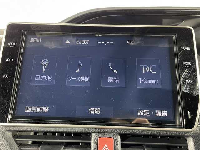 トヨタ エスクァイア ハイブリッド Gi 福岡県 2019(令1)年 2.4万km スパークリングブラックパールクリスタルシャイン 禁煙車純正10型SDナビ（フルセグTV/DVD/CD/BT）バックモニタートヨタセーフティー両側パワスラETCクルコンドラレコLEDヘッドライトレザーシート（合皮）USBポートシートヒーター