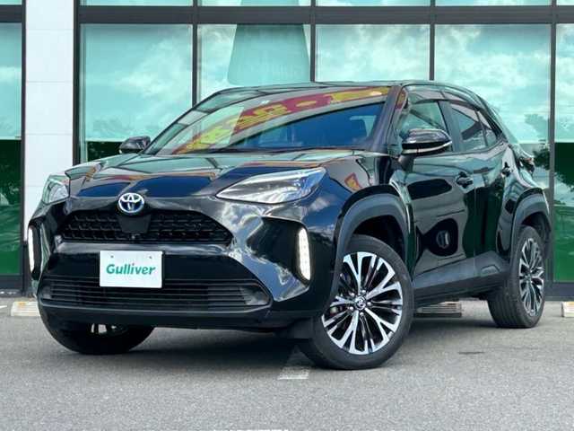 トヨタ ヤリスクロス ハイブリッド Z 和歌山県 2022(令4)年 5.2万km ブラックマイカ 純正8インチディスプレイオーディオ/全方位カメラ/BT/衝突軽減ブレーキ/レーダークルコン/レーンキープアシスト/前後コーナーセンサー/オートライト/ビルトインETC/前後ドラレコ/シートヒーター/パワーシート/レザー調シートカバー/純正18インチアルミ/純正フロアマット/LEＤヘッドライト/フルオートパワーウィンドウ