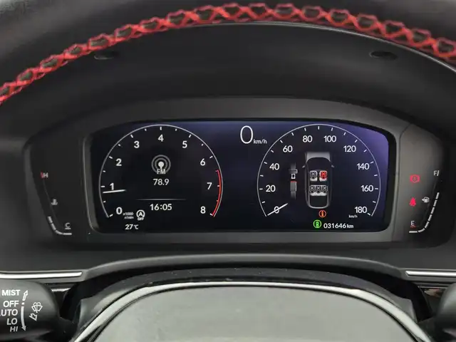 ホンダ シビック EX 鹿児島県 2021(令3)年 3.2万km ソニックグレーパール 無限フルエアロ　/純正ウィング　/アダプティブクルーズコントロール　/ブラインドスポットインフォメーション　/ワイヤレス充電　/Ｄ＋Ｎ席パワーシート／シートヒーター　/純正メモリーナビ　/Ｂｌｕｅｔｏｏｔｈオーディオ/ホンダセンシング/フロントワイドビューカメラ/前後ソナーセンサー/トラフィックジャムアシスト/前後ドライブレコーダー/純正アルミホイール(18インチ)/レーンキープアシスト/横滑り防止装置/ワンオーナー車/プッシュスタート/スマートキー