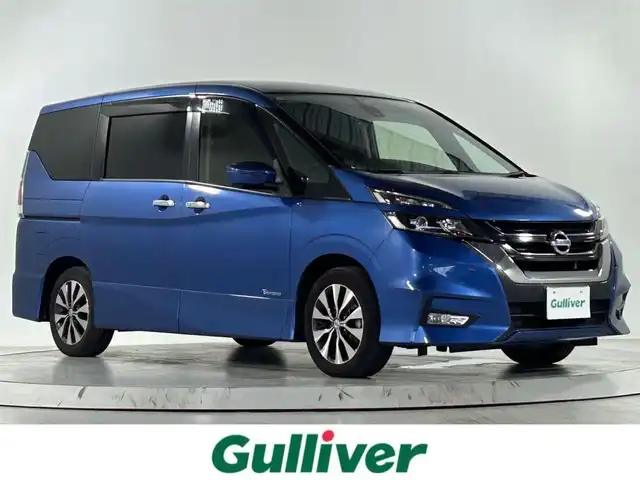 日産 セレナ ハイウェイスター Vセレクション 佐賀県 2018(平30)年 6.2万km シャイニングブルー 社外11インチナビ/CD/DVD/フルセグTV/Bluetooth/プロパイロット/衝突軽減ブレーキ/レーンキープ/両側パワースライドドア/社外11.5インチ後席モニター/横滑り防止/ハンズフリースライドドア/前方ドライブレコーダー/ビルトインETC/パーキングアシスト/全周囲カメラ/電子パーキング/ブレーキホールド/デジタルインナーミラー/純正フロアマット/純正１６インチアルミホイール/ドアバイザー/スマートキー