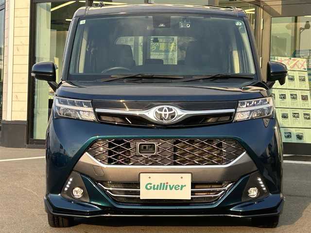 トヨタ タンク カスタムG S 愛媛県 2018(平30)年 5.2万km レーザーブルークリスタルシャイン 純正ナビ（Bluetooth/SD/ワンセグテレビ）/ETC/衝突軽減ブレーキ/バックカメラ/ドライブレコーダー/クルーズコントロール/コーナーセンサー/横滑り防止装置/衝突被害軽減システム/オートライト/オートLEDヘッドライト/両側パワースライドドア/アイドリングストップ/プッシュスタート/スマートキー/スペアキー/フォグランプ/ドアバイザー/電動格納ミラー/取扱説明書/純正フロアマット/純正14インチAW