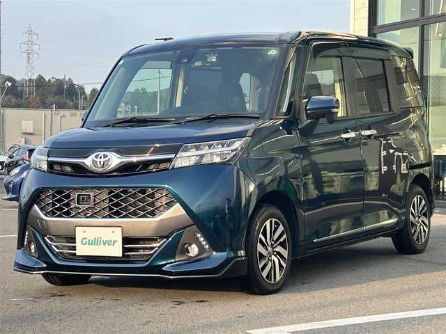 トヨタ タンク カスタムG S 愛媛県 2018(平30)年 5.2万km レーザーブルークリスタルシャイン 純正ナビ（Bluetooth/SD/ワンセグテレビ）/ETC/衝突軽減ブレーキ/バックカメラ/ドライブレコーダー/クルーズコントロール/コーナーセンサー/横滑り防止装置/衝突被害軽減システム/オートライト/オートLEDヘッドライト/両側パワースライドドア/アイドリングストップ/プッシュスタート/スマートキー/スペアキー/フォグランプ/ドアバイザー/電動格納ミラー/取扱説明書/純正フロアマット/純正14インチAW