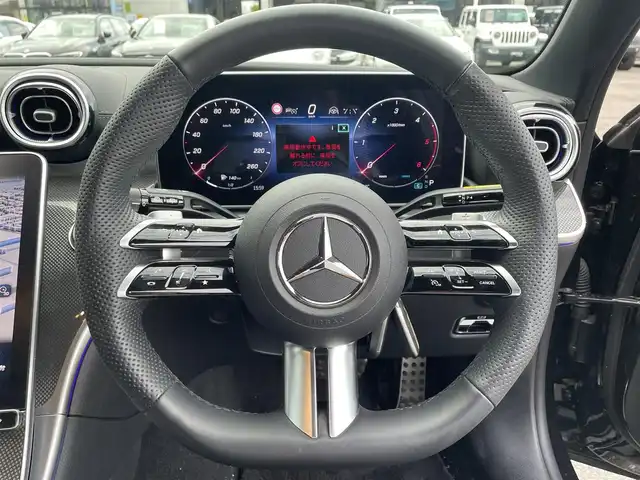 メルセデス・ベンツ Ｍ・ベンツ Ｃ２２０ｄ ステーションワゴン アバンギャルドAMGライン 滋賀県 2022(令4)年 2.2万km オブシディアンブラック ブルメスターサウンド/HUD/アンビエントライト/ハーフレザーシート/・前席パワーシート/・前席シートヒーター /純正ナビ/３６０°カメラ/フルセグ/ＡＣＣ/ＢＳＭ/レーンキープ/純正ＬＥＤデジタルライト/パワートランク