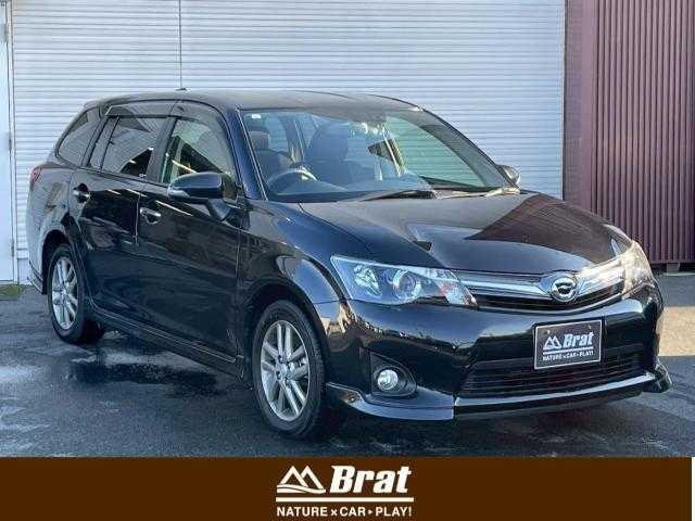 トヨタ カローラ フィールダー 1．8S エアロツアラー W×B 岩手県 2013(平25)年 4.3万km ブラックマイカ 前後ドライブレコーダー　/純正ＳＤナビ　Ｂｌｕｅｔｏｏｔｈ／ＣＤ／ＤＶＤ／フルセグＴＶ　/バックカメラ　/ＥＴＣ　/スペアキー　/トノカバー　/純正フロアマット/ハーフレザーシート　/ＡＢＳ　/横滑り防止措置