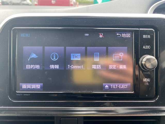トヨタ シエンタ G クエロ 兵庫県 2018(平30)年 7.2万km ブラックマイカ 純正ナビ/・BT/・CD/・フルセグTV/・AM/FM/トヨタセーフティセンス/両側パワースライドドア/アイドリングストップ/前後ドラレコ/オートライト/オートハイビーム/社外レーダー/純正エアロ　フロント　サイド　リア