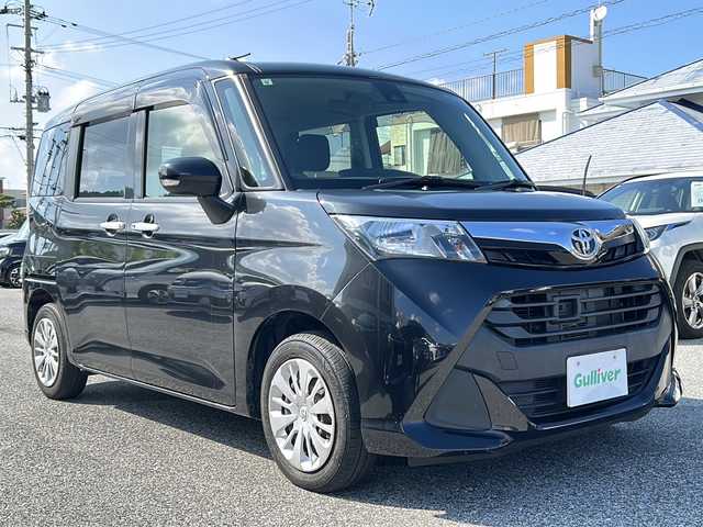 トヨタ タンク G S 沖縄県 2017(平29)年 3.3万km ブラックマイカメタリック 衝突軽減/純正7インチナビ/（AM/FM/CD/DVD/BT）/フルセグTV/バックモニター/両側パワスラ/クルーズコントロール/オートライト/ドラレコ/純正15AW/純正フロアマット/スマートキー
