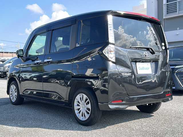 トヨタ タンク G S 沖縄県 2017(平29)年 3.3万km ブラックマイカメタリック 衝突軽減/純正7インチナビ/（AM/FM/CD/DVD/BT）/フルセグTV/バックモニター/両側パワスラ/クルーズコントロール/オートライト/ドラレコ/純正15AW/純正フロアマット/スマートキー