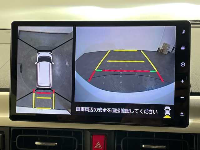 ダイハツ ムーヴ キャンバス ストライプス G 愛媛県 2022(令4)年 0.9万km シャイニングホワイトパール/アプリコットピンクメタリック １０型ナビ/フルセグ／Ｂｌｕｅｔｏｏｔｈ／ＵＳＢ/全方位カメラ/前方ドライブレコーダー/ＤＮ席シートヒーター/両側パワースライドドア/前後コーナーセンサー/ＬＥＤヘッドライト/衝突軽減ブレーキ