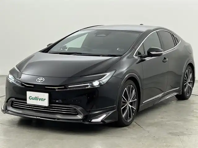 トヨタ プリウス Z 茨城県 2023(令5)年 2.3万km アティチュードブラックマイカ モデリスタエアロ　/サンルーフ　/純正ＤＡナビ　/全方位カメラ　/ビルトインＥＴＣ２．０　/デジタルルームミラー　/ＡＣＣ　/コーナーセンサー　/セーフティセンス　/衝突被害軽減　/パーキングアシスト　/パワーリアゲート