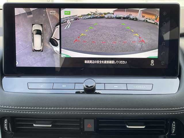 日産 エクストレイル X e－4ORCE 大分県 2024(令6)年 0.5万km ブリリアントホワイトパール 4WD/プロパイロット/純正12インチナビ/全方位カメラ/ステアリングスイッチ/ブラインドスポットモニター/シートヒーター/デジタルインナーミラー/LEDヘッドライト/ビルトインETC2.0/純正１８インチAW/純正フロアマット/スペアキー×1/保証書/取扱説明書