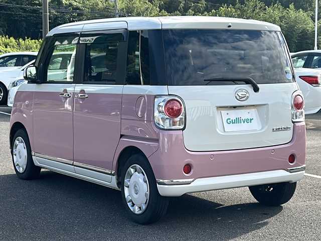 ダイハツ ムーヴ キャンバス G メイクアップ リミテッド　SAⅢ 佐賀県 2020(令2)年 2.5万km パールホワイトⅢ/ブルーミングピンクメタリック ワンオーナー/KENWOODナビ/パノラマミックビューモニター/両側パワースライドドア/ETC/スマートアシストIII/ドライブレコーダー/プッシュスタート/スマートキー/LEDヘッドライト/フォグライト