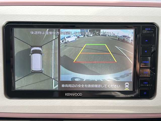 ダイハツ ムーヴ キャンバス G メイクアップ リミテッド　SAⅢ 佐賀県 2020(令2)年 2.5万km パールホワイトⅢ/ブルーミングピンクメタリック ワンオーナー/KENWOODナビ/パノラマミックビューモニター/両側パワースライドドア/ETC/スマートアシストIII/ドライブレコーダー/プッシュスタート/スマートキー/LEDヘッドライト/フォグライト