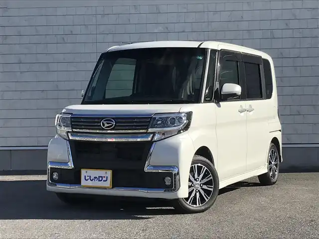 ダイハツ タント カスタムX トップED VS SAⅢ 栃木県 2019(令1)年 9.3万km パールホワイトⅢ (株)IDOMが運営する【じしゃロン小山店】の自社ローン対象車両になります。こちらは現金ご利用時の価格です。/自社ローンご希望の方は別途その旨お申付け下さい。//禁煙車/純正フルセグナビ/（CD/DVD/AM/FMラジオ）/(Bluetooth)/スマートキー/プッシュスタート/バックカメラ/ＥＴＣ/両側パワースライドドア/プリクラッシュセーフティ/コーナーセンサー/シートヒーター/アイドリングストップ/後部座席サンシェード/ステアリングリモコン/電動格納ドアミラー/パワーウインドウ/オートライト/オートマチックハイビーム