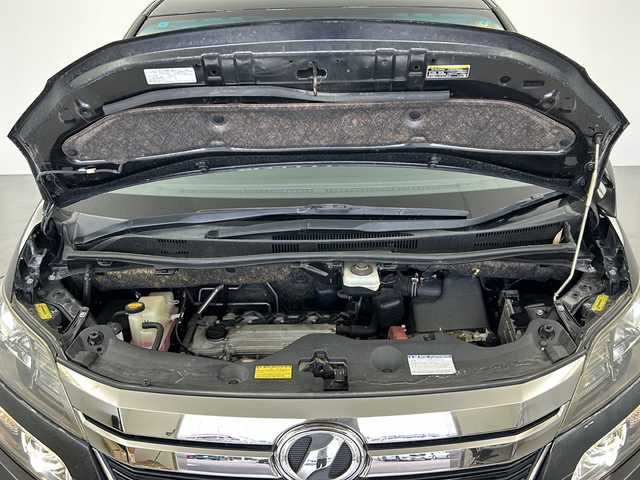 トヨタ ヴェルファイア 2．4Z ゴールデンアイズ 岐阜県 2013(平25)年 7.1万km ブラック 純正8インチナビ/CD/DVD/Bluetooth/SD/フルセグTV/純正フリップダウンモニター/バックモニター/両側パワースライドドア/パワーバックドア/クルーズコントロール/コーナーセンサー/ウッドコンビハンドル/ハーフレザーシート/オートHIDヘッドライト/電動格納ミラー/オートリトラミラー/スマートキー/プッシュスタート/純正フロアマット/純正18インチアルミホイール