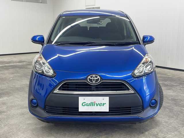 トヨタ シエンタ G 長崎県 2017(平29)年 7.2万km コバルトブルーメタリック 禁煙車/社外メモリナビ/(DVD/フルセグTV/Bluetooth/)/バックカメラ/ビルトインETC/純正ヘッドランプ/ハロゲンライト/両側パワースライドドア/前後ドライブレコーダー/純正フロアマット/横滑り防止機能/スマートキー/三列シート/取説