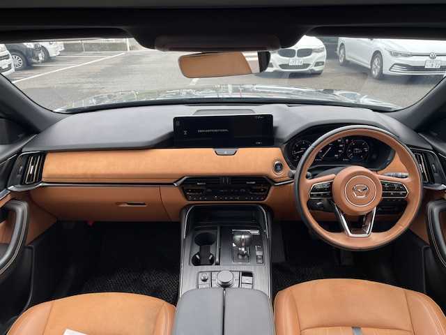 マツダ ＣＸ－６０ XD HV プレミアムスポーツ 長崎県 2022(令4)年 6.9万km マシーングレープレミアムM ワンオーナー/純正メーカーナビ/BT/USB/HDMI/フルセグTV/全方位カメラ/BOSEプレミアムサウンド/サンルーフ/茶革ハーフレザーシート/前席パワーシート/D席メモリーシート/全席シートヒーター/前席エアーシート/衝突被害軽減システム/レーダークルーズコントロール/ステアリングスイッチ/ステアリングヒーター/パドルシフト/トラクッションコントロールシステム/ヒルディセントコントロール/オートハイビーム/ETC