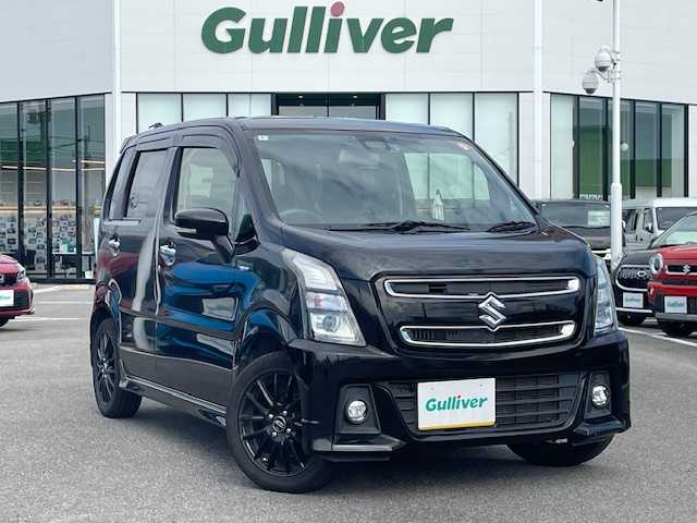 スズキ ワゴンＲ スティングレー HYBRID X 長崎県 2020(令2)年 7.2万km ブルーイッシュブラックパール3 プッシュスタート/社外SDナビ/CD/DVD/衝突被害軽減システム/レーンキープアシスト/D席シートヒーター/ドライブレコーダー前後/LEDヘッドライト/オートライト/コーナーセンサー/ETC