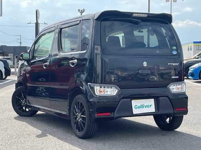 スズキ ワゴンＲ スティングレー HYBRID X 長崎県 2020(令2)年 7.2万km ブルーイッシュブラックパール3 プッシュスタート/社外SDナビ/CD/DVD/衝突被害軽減システム/レーンキープアシスト/D席シートヒーター/ドライブレコーダー前後/LEDヘッドライト/オートライト/コーナーセンサー/ETC