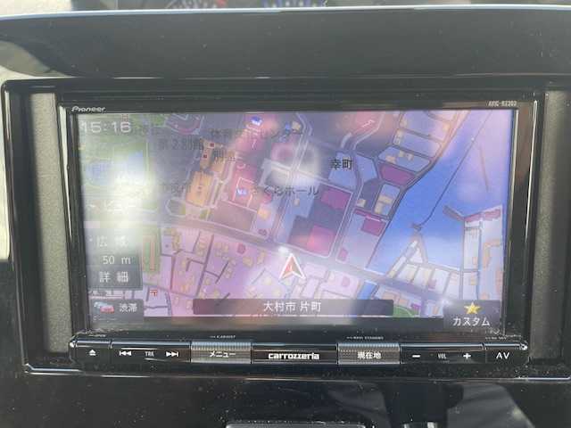 スズキ ワゴンＲ スティングレー HYBRID X 長崎県 2020(令2)年 7.2万km ブルーイッシュブラックパール3 プッシュスタート/社外SDナビ/CD/DVD/衝突被害軽減システム/レーンキープアシスト/D席シートヒーター/ドライブレコーダー前後/LEDヘッドライト/オートライト/コーナーセンサー/ETC