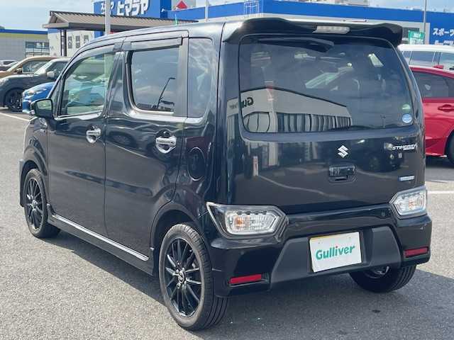 スズキ ワゴンＲ スティングレー HYBRID X 長崎県 2020(令2)年 7.2万km ブルーイッシュブラックパール3 プッシュスタート/社外SDナビ/CD/DVD/衝突被害軽減システム/レーンキープアシスト/D席シートヒーター/ドライブレコーダー前後/LEDヘッドライト/オートライト/コーナーセンサー/ETC