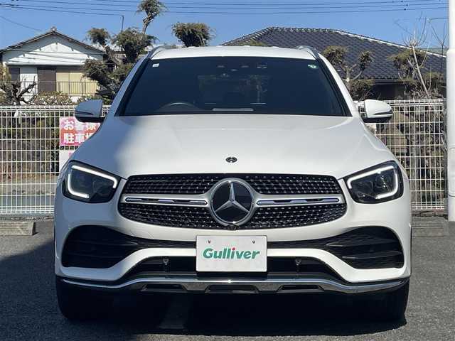 メルセデス・ベンツ ＧＬＣ２２０ d 4マチック AMGライン 静岡県 2020(令2)年 2.5万km ポーラホワイト ユーザー買取/ワンオーナー/純MOP正ナビ/　【BT/地デジフルセグTV】/純正LEDヘッドライト/純正AMG19インチAW/アダクティブクルーズコントロール/レーンキープアシスト/衝突被害軽減装置/パドルシフト/ハーフレザーシート/エアーサスペンション/全方位カメラ/前後ドライブレコーダー/ビルトインETC2.0/前後シートヒーター/USBポート/新車時保証書/取扱説明書/スペアキー×1