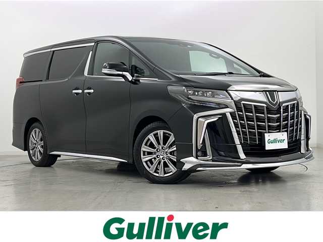 トヨタ アルファード S タイプゴールド 宮城県 2020(令2)年 3.2万km ブラック モデリスタエアロ（フロントのみ）/モデリスタシグネチャーイルミブレード/純正フリップダウンモニター/三眼LEDヘッドライト/シーケンシャルターンランプ/パノラミックビューモニター/トヨタセーフティセンス/・プリクラッシュセーフティ/・レーントレーシングアシスト/・レーダークルーズコントロール/・オートハイビーム/・ブラインドスポットモニター/・リアクロストラフィックアラート/・クリアランスソナー/純正10.5インチディスプレイオーディオ/・ナビゲーション機能あり/・CD/DVDキッド/・USB.BT.Miracast/フルセグTV/両側パワースライドドア/電動リアゲート/ハーフレザーシート/オットマン/ビルトインETC2.0/コンビステアリングホイール/ステアリングスイッチ/電動パーキングブレーキ/プッシュスタート/スマートキー2個/純正18インチアルミホイール/社外フロアマット