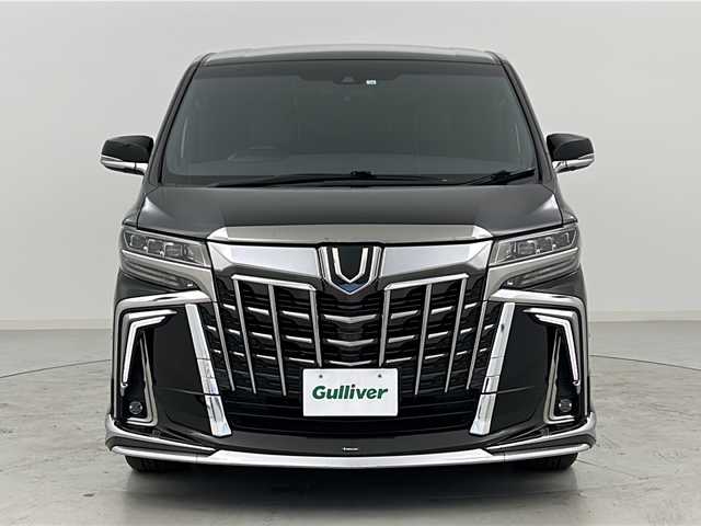 トヨタ アルファード S タイプゴールド 宮城県 2020(令2)年 3.2万km ブラック モデリスタエアロ（フロントのみ）/モデリスタシグネチャーイルミブレード/純正フリップダウンモニター/三眼LEDヘッドライト/シーケンシャルターンランプ/パノラミックビューモニター/トヨタセーフティセンス/・プリクラッシュセーフティ/・レーントレーシングアシスト/・レーダークルーズコントロール/・オートハイビーム/・ブラインドスポットモニター/・リアクロストラフィックアラート/・クリアランスソナー/純正10.5インチディスプレイオーディオ/・ナビゲーション機能あり/・CD/DVDキッド/・USB.BT.Miracast/フルセグTV/両側パワースライドドア/電動リアゲート/ハーフレザーシート/オットマン/ビルトインETC2.0/コンビステアリングホイール/ステアリングスイッチ/電動パーキングブレーキ/プッシュスタート/スマートキー2個/純正18インチアルミホイール/社外フロアマット