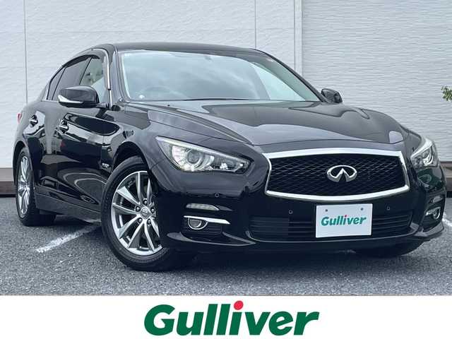 日産 スカイライン ハイブリッド 350GT Type P 千葉県 2014(平26)年 4.9万km スーパーブラック ブラックレザーシート　ナビ　パノラマミックビューモニター　ＢＯＳＥプレミアムサウンド　ＥＴＣ　前後ドラレコ　クルコン　メモリー電動シート　シートヒーター　オートライト　１７インチＡＷ スマートキー