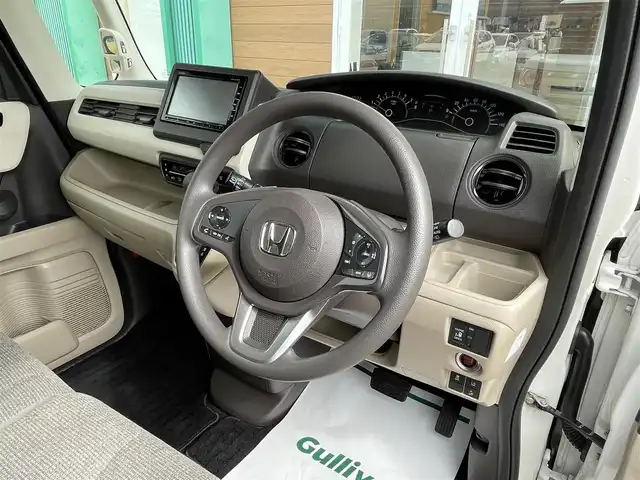 ホンダ Ｎ ＢＯＸ G L ホンダセンシング 宮崎県 2019(令1)年 2.9万km プラチナホワイトパール 純正ナビ(フルセグTV・Bluetooth・CD/DVD)/バックカメラ/ETC/純正ドラレコ/片側パワスラ/ホンダセンシング/ACC/LEDライト/スマートキー/プッシュスタート/USB
