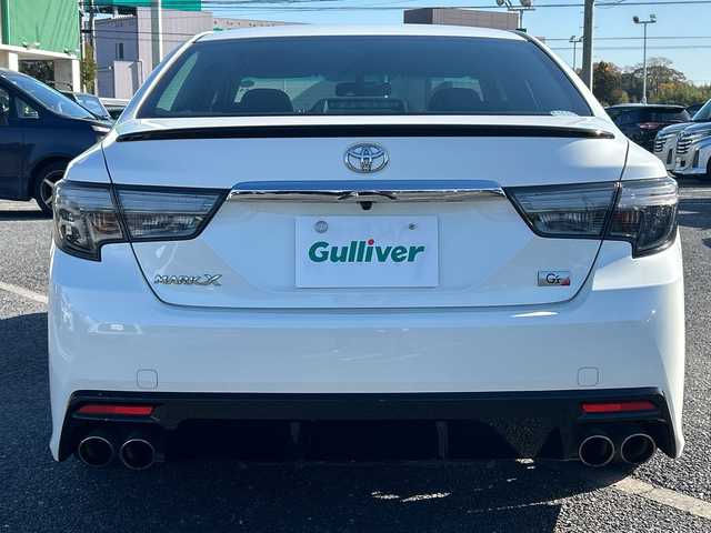 トヨタ マークＸ 250G Sパッケージ G’s 千葉県 2015(平27)年 5.7万km ホワイトパールクリスタルシャイン ナビNSZT-W64　バックカメラ　フリップダウンモニター　クルコン　ETC　フルセグ　BT　スマートキー　パドルシフト　ハーフレザー　トランクスポイラー　外サス　19インチAW　HID　オートライト