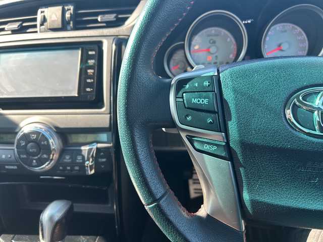 トヨタ マークＸ 250G Sパッケージ G’s 千葉県 2015(平27)年 5.7万km ホワイトパールクリスタルシャイン ナビNSZT-W64　バックカメラ　フリップダウンモニター　クルコン　ETC　フルセグ　BT　スマートキー　パドルシフト　ハーフレザー　トランクスポイラー　外サス　19インチAW　HID　オートライト