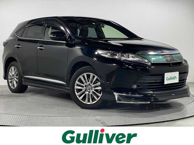 トヨタ ハリアー プログレス 広島県 2018(平30)年 5.9万km ブラック モデリスタフルエアロ/JBL/メーカー9型ナビ/パノラミックビューモニター/パワーバックドア/パワーシート/セーフティセンス/・プリクラッシュセーフティ/・レーンディパーチャーアラート/・アダプティブハイビーム/・レーダークルーズコントロール/パーキングサポートブレーキ/電動パーキングブレーキ/オートブレーキホールド/LEDヘッドランプ/フォグランプ/純正18インチAW/ETC/ドライブレコーダー