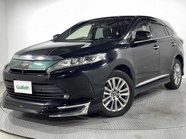 トヨタ ハリアー プログレス 広島県 2018(平30)年 5.9万km ブラック モデリスタフルエアロ/JBL/メーカー9型ナビ/パノラミックビューモニター/パワーバックドア/パワーシート/セーフティセンス/・プリクラッシュセーフティ/・レーンディパーチャーアラート/・アダプティブハイビーム/・レーダークルーズコントロール/パーキングサポートブレーキ/電動パーキングブレーキ/オートブレーキホールド/LEDヘッドランプ/フォグランプ/純正18インチAW/ETC/ドライブレコーダー