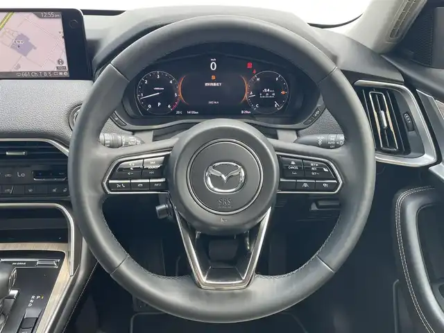 マツダ ＣＸ－６０ XD Lパッケージ 滋賀県 2023(令5)年 1.5万km マシーングレープレミアムM 革シート/BOSEサウンド/純正ナビ/（Bluetooth／HDMI／USB／AppleCarPlay／Android Auto）/アラウンドビューモニター/ビルトインETC/前席パワーシート/全席シートヒーター/メモリシート/ステアリングヒーター/アダプティブクルーズコントロール/ブラインドスポットモニター/レーンキープアシスト/コーナーセンサー/衝突被害軽減ブレーキ/オートブレーキホールド/パドルシフト/MTモード付AT/パワーバックドア/100V電源/トラクションコントロールシステム/LEDヘッドランプ/オートライト/オートマチックハイビーム/オートホールド/純正アルミホイール/純正フロアマット/プッシュスタート/スマートキー/ステアリングスイッチ