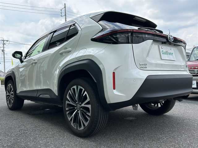 トヨタ ヤリスクロス ハイブリッド Z 岐阜県 2021(令3)年 1.1万km ホワイトパールクリスタルシャイン 純正SDナビ/衝突軽減ブレーキ/全方位カメラ/LEDヘッドライト/コーナーセンサー/レーンキープアシスト/前後ドライブレコーダー/前席シートヒーター/純正AW18インチ/クルーズコントロール/D席パワーシート/ETC2.0/スマートキー