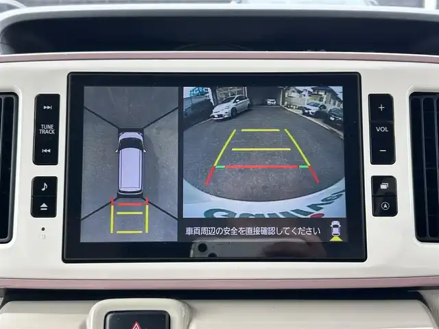 ダイハツ ムーヴ キャンバス G メイクアップ VS SAⅢ 埼玉県 2021(令3)年 5.3万km パールホワイトⅢ/ブルーミングピンクメタリック ワンオーナー/メモリナビ/フルセグテレビ/アラウンドビューモニター/プッシュスタート/両側パワースライドドア/ETC/オートハイビーム/クリアランスソナー/ドライブレコーダー/Bluetooth接続/電動格納ミラー