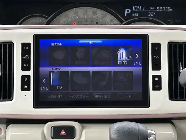 ダイハツ ムーヴ キャンバス G メイクアップ VS SAⅢ 埼玉県 2021(令3)年 5.3万km パールホワイトⅢ/ブルーミングピンクメタリック ワンオーナー/メモリナビ/フルセグテレビ/アラウンドビューモニター/プッシュスタート/両側パワースライドドア/ETC/オートハイビーム/クリアランスソナー/ドライブレコーダー/Bluetooth接続/電動格納ミラー