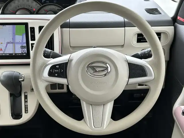 ダイハツ ムーヴ キャンバス G メイクアップ VS SAⅢ 埼玉県 2021(令3)年 5.3万km パールホワイトⅢ/ブルーミングピンクメタリック ワンオーナー/メモリナビ/フルセグテレビ/アラウンドビューモニター/プッシュスタート/両側パワースライドドア/ETC/オートハイビーム/クリアランスソナー/ドライブレコーダー/Bluetooth接続/電動格納ミラー