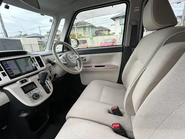 ダイハツ ムーヴ キャンバス G メイクアップ VS SAⅢ 埼玉県 2021(令3)年 5.3万km パールホワイトⅢ/ブルーミングピンクメタリック ワンオーナー/メモリナビ/フルセグテレビ/アラウンドビューモニター/プッシュスタート/両側パワースライドドア/ETC/オートハイビーム/クリアランスソナー/ドライブレコーダー/Bluetooth接続/電動格納ミラー