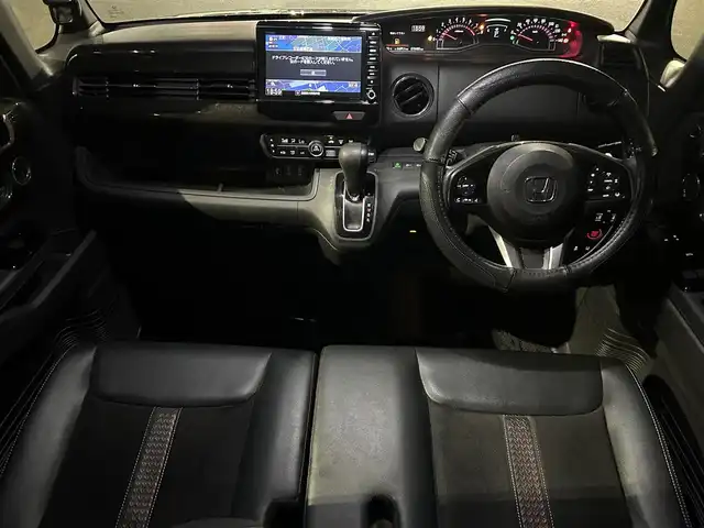 ホンダ Ｎ ＢＯＸ カスタム G L ターボ ホンダセンシング 長崎県 2019(令1)年 7.9万km クリスタルブラックパール 純正８インチナビ/（CD/BT/DVD）/フルセグテレビ/バックカメラ/クルーズコントロール/プッシュスタート/両側パワースライドドア/ETC/ハーフレザーシート/LEDライト/ドライブレコーダー/ワンオーナー/１５インチアルミホイール