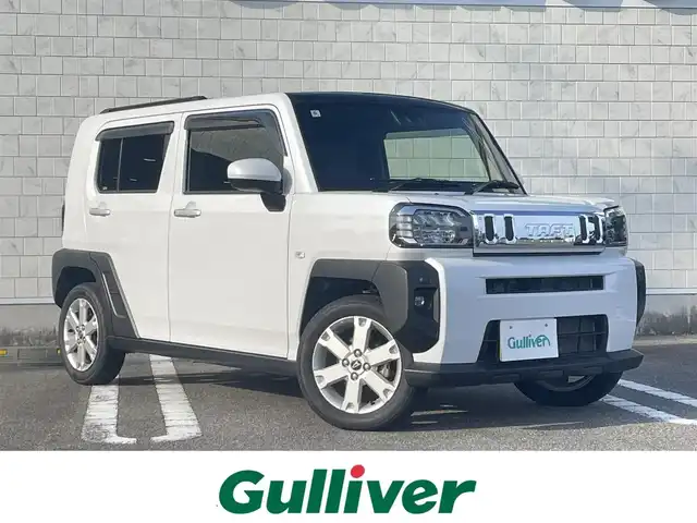 ダイハツ タフト G 宮崎県 2020(令2)年 3.8万km シャイニングホワイトパール 純正ナビゲーション/　AM FM BT TV/衝突軽減ブレーキ/バックカメラ/ドライブレコーダー/LEDヘッドライト/シートヒーター/電動パーキングブレーキ/ウィンカーミラー/スマートキー/プッシュスタート/電動格納ミラー/純正15インチアルミホイール/ハーフレザーシート/オートライト/アイドリングストップ